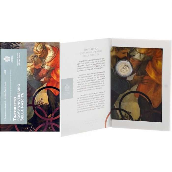 2 eurot 2018. San Marino. Tintoretto - Image 3