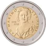 2 euro 2018. San Marino. Bernini (coincard) - Image 2