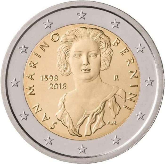 2 euros 2018. San Marino. Bernini - Imagen 2