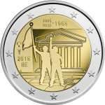 2 euroa 2018. Belgia - toukokuu 1968 opiskelijoiden kapina - Image 3