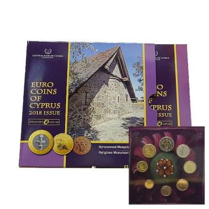 Bank euro set of 2018