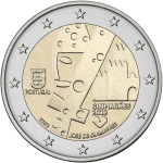 2 евро 2012 года. Португалия. Гимарайнш BU — изображение 2