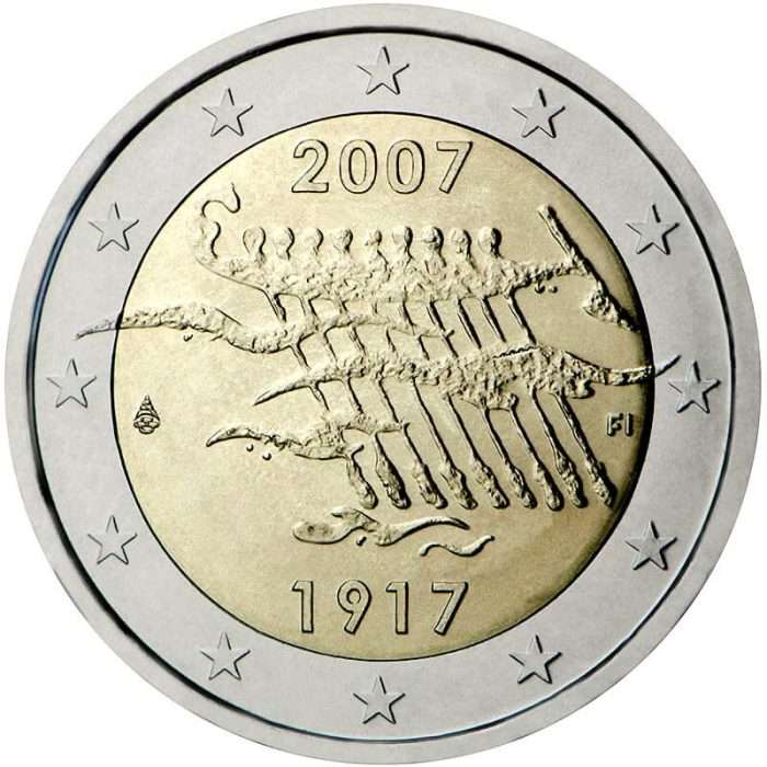 2 eurot 2007. Soome iseseisvumise 90. aastapäev - Image 1