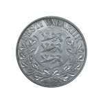 Moneta d'argento dell'Estonia 1933, 1 corona - Festival della canzone (Buone condizioni) - immagine 2
