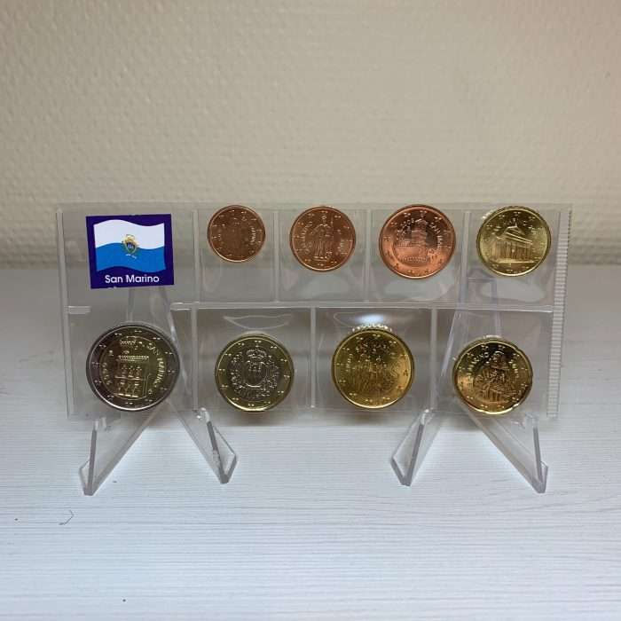 Euroseries San Marino en un bolsillo (diferentes años) - diseño antiguo - Imagen 2