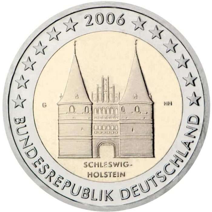 2 euroa 2006. Saksa. Schleswig-Holstein - Image 1