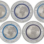 5 Euro Saksamaa 2016 - Sinine planeet Maa 5-kirjaline komplekt ADFGJ