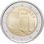 2 euroa 2019. Espanja. Avilan vanhakaupunki
