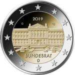 2 eurot 2019. Saksamaa. Bundesrat