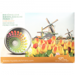 Сувенирная медаль. 2018 года.  Голландия. Тюльпаны