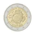 2 eurot 2012. 10.aastat europangatähti- ja münte, Austria