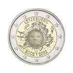 2 euro 2012. 10 anni di euro in circolazione, Lussemburgo