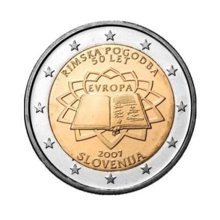 2 евро 2007 года. 50-летие подписания Римского договора, Словения