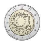 2 euros 2015. 30 aniversario de la bandera de la UE, Chipre