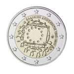 2 euros 2015. 30 aniversario de la bandera de la UE, Grecia
