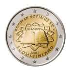 2 euros 2007. 50 aniversario de la firma del Tratado de Roma. Finlandia
