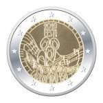 2 euro Estonia 2019. 150 aniversario del festival de canto (sello + sobre con moneda de 2 euros) - Imagen 2