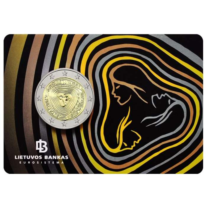 2 euros Lituania 2019 - canciones tradicionales BU - Imagen 1