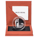 Moneda 5 euros plata Letonia 2019 - Niklav Strunke