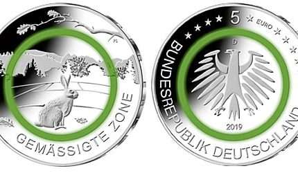 5 euro Germany 2019 - Temperate climate zone