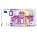 0 Euro. Spain. Puerta de Alcala. Madrid