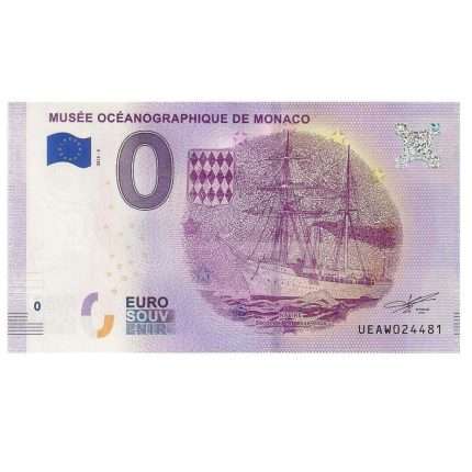 0 Euro. Monaco okeanograafiamuuseum