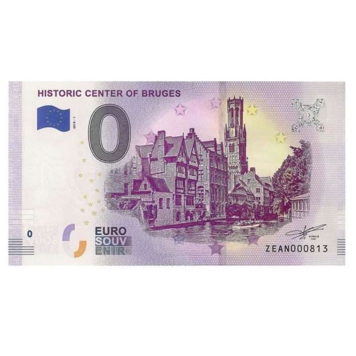0 Euro. Belgia. Bruges'i ajalooline keskus - Image 1