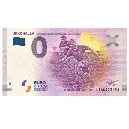 0 Euro Finlandia. Campionato mondiale di calcio di palude. Ukkohalla