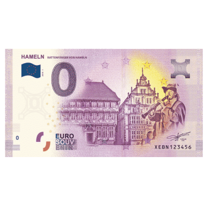 0 Euro. Germany. Hameln Pied Piper