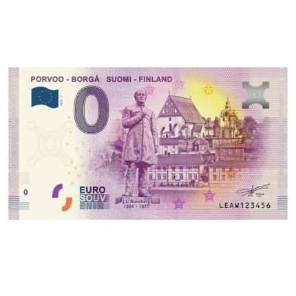0 Euro. Finland. Porvoo-Borgo