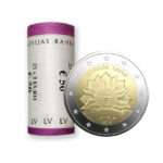 RULL. 2 euro Läti 2019 - Tõusev Päike