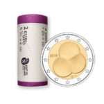 RULL. 2 euroa Suomi 2019-100a. UNC: n (Blind Roller) perustuslaki