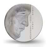 Серебряная монета 15 евро Эстония 2020 - Йюри Яаксон 150 лет