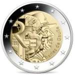 2 euros 2020 Francia - General Charles de Gaulle