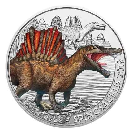 Austria 3 euro coloured Dino - 2019 Spinosaurus