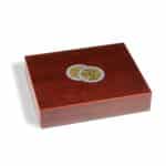 Volterra Trio presentation wooden storage box for 2 euro coins in capsules (140 compartments) - Image 2