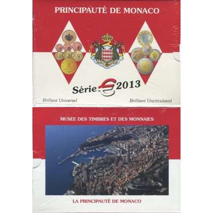 Monaco BU euro set 2013 + 2 euro commemorative