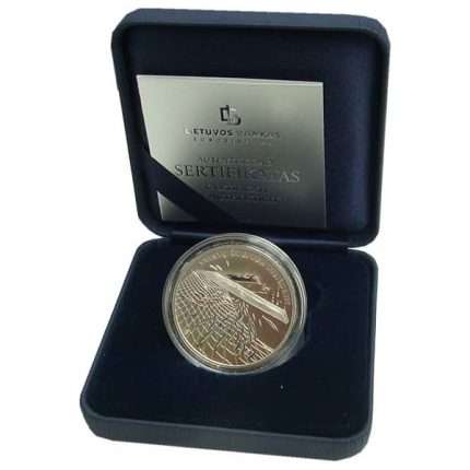 Silver coin of 2019. Lithuania (10€) Fishing