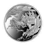 Silver coin of 2015. Latvia (5€) 150 years of firefighting - Image 2