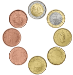 San-Marino euro seeria (mix aastad) - UUS DISAIN