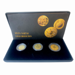Latvian Gold coin set - Golden Brooches 2016/2017/2018