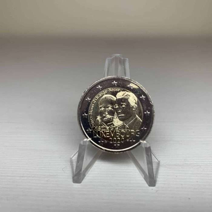 2 euroa Luxemburg 2020a. - Hendrik van Oranje-Nassaun 200. syntymäpäivä - Image 2