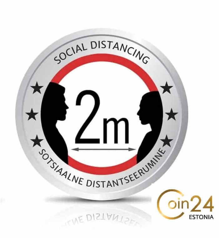 Commemorative medals. Coronavirus pandemic (Set of 4 pieces) - Image 3