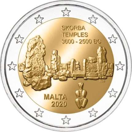 2 Euro Malta 2020-Complesso del Tempio di Skorba