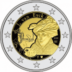 2 euros 2020 Bélgica - Jan van Eyck, BU - Imagen 2