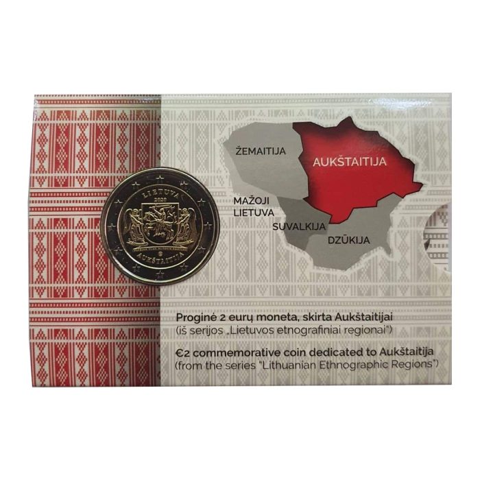 Lituania 2 euro 2020 – Aukštaitija (BU) - immagine 1