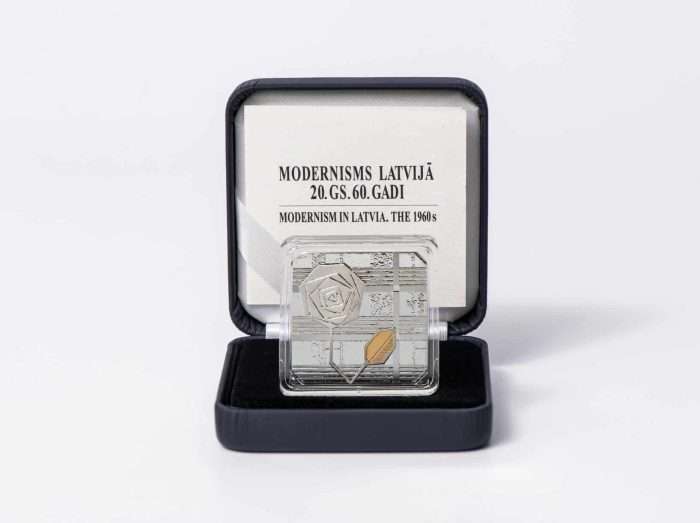 Moneda de plata 2020. Letonia (5€) – Modernismo - Imagen 2