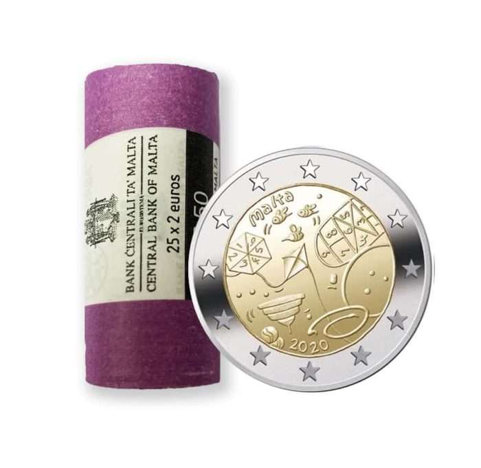 malta ROLL. 2 euro 2020. Malta - «Giochi» - immagine 1