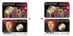 2 euros 2020g. Belgium - Jan van Eyck BU (set of 2 cards)