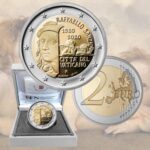 2 euroa 2020. Vatikaani - 500 vuotta taiteilija Rafael Proofin kuolemasta